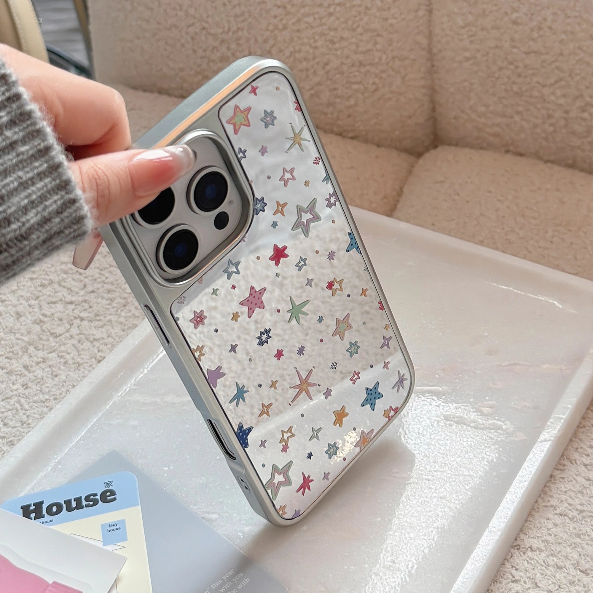 Colorful Dopamine Stars - iPhone Case